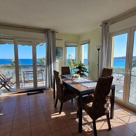 Villa Azzurra Menton Apt Luxe, Front Mer, 4Th Floor Of 5, Wifi, Tvsat, Climate 外观 照片